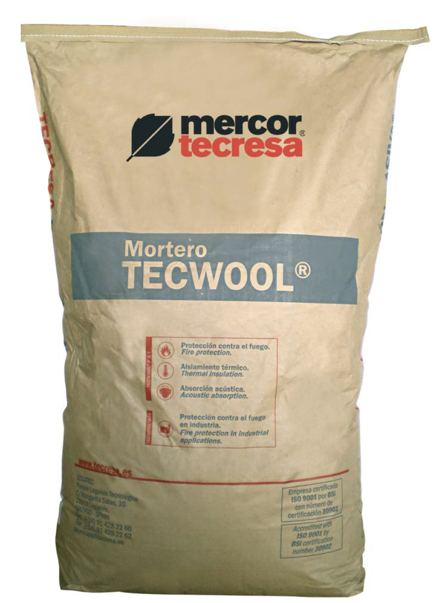 Tecwool ® F mortero ignífugo para estructura metálica OGUC F-120