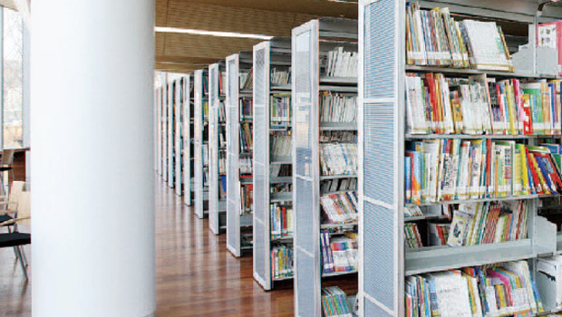 Sistema de Estanterías para Bibliotecas