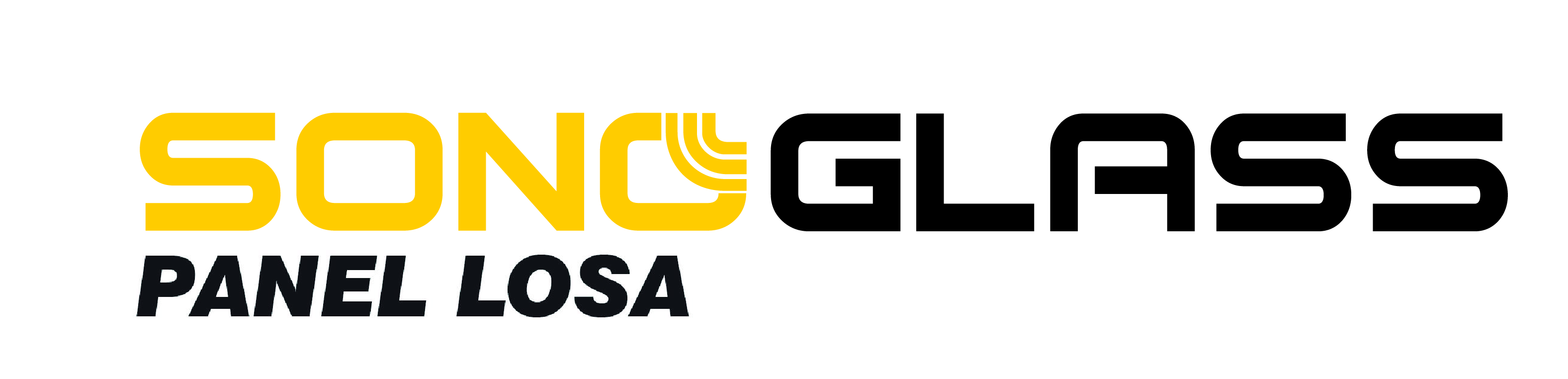 logotipo panel acustico sonoglass panel losa