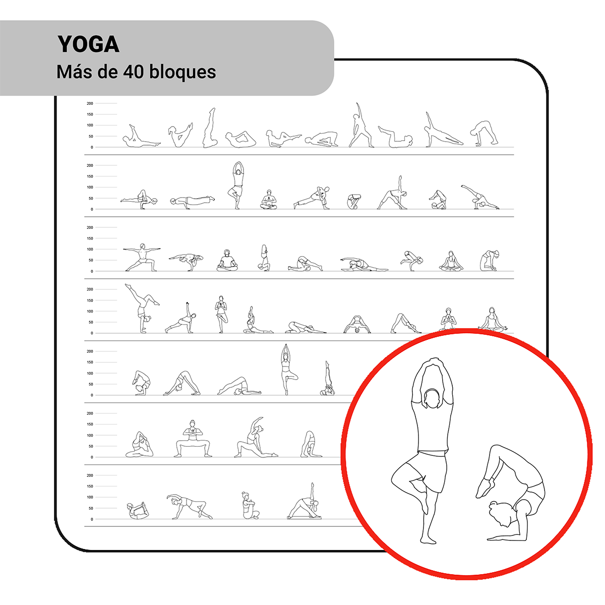 Bloques: Personas haciendo Yoga