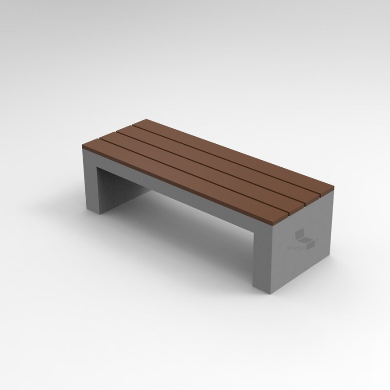 Banca Los Ángeles Con Madera