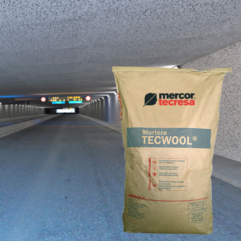 Tecwool® 825 F-120 Mortero de protección de túneles 