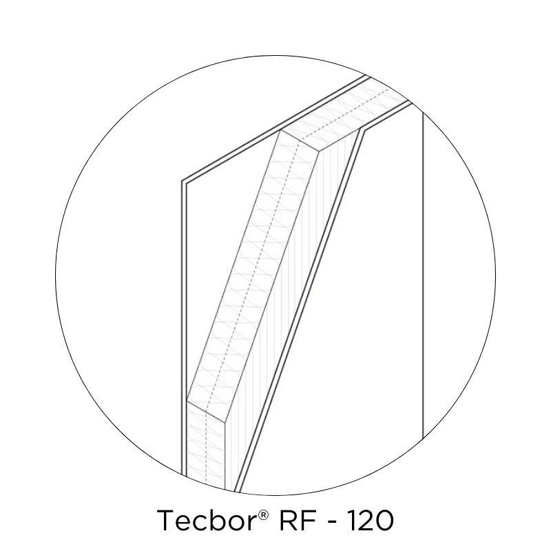 Tecbor® tabique RF OGUC F-120
